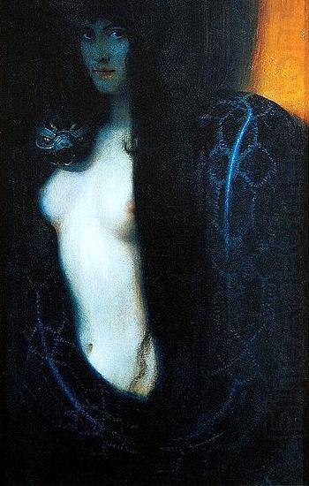 Die Sunde - without frame, Franz von Stuck